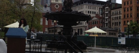 Brewer Fountain is one of Greater Boston Outdoors.