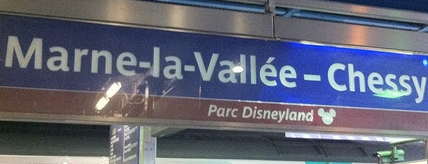 RER Marne-la-Vallée–Chessy – Parcs Disneyland  [A] is one of Disneyland.