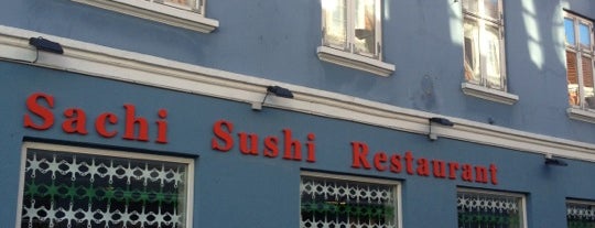 Sachi Sushi is one of สถานที่ที่ Murat ถูกใจ.