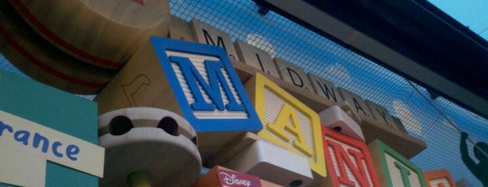 Toy Story Mania! is one of Disney World/Islands of Adventure.