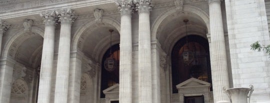 New York Halk Kütüphanesi is one of NYC.