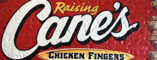Raising Cane's Chicken Fingers is one of Greg's Places to Eat.