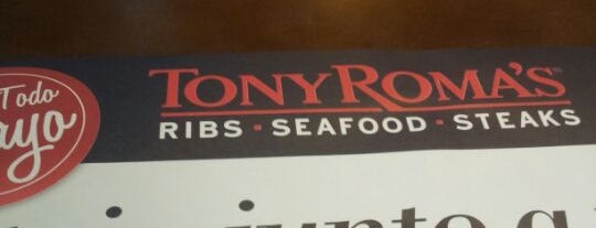 Tony Roma's is one of mi lista.