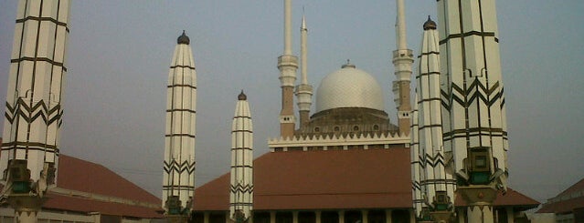 Masjid Agung Jawa Tengah (MAJT) is one of 3rd Places.