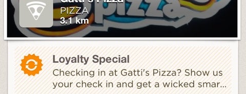 Mr. Gatti's Pizza is one of Mayorship Specials!.
