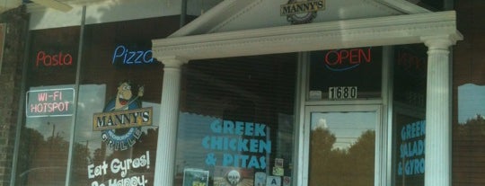 Manny’s Mediterranean Grille is one of Charleston.