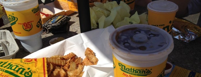 Nathan's Famous is one of New York Trip Must See &Dos.
