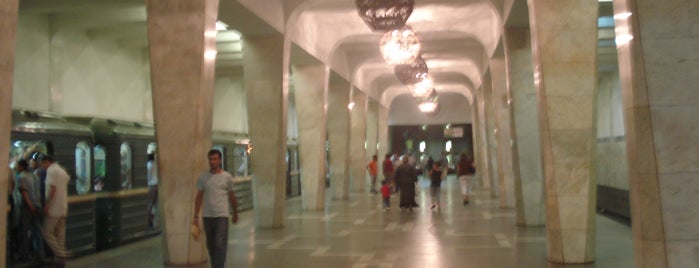 İnşaatçılar Metrostansiyası is one of Baku Subway Station's.