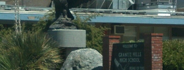 Granite Hills High School is one of Lugares favoritos de Annie.