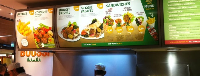 Boussi Falafel is one of Hamburg - vegan - friendly places.