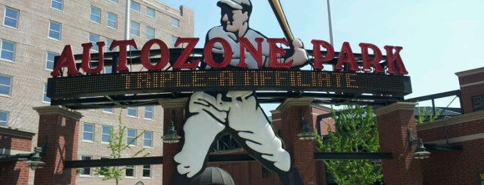 AutoZone Park is one of Elvis Week 2012.
