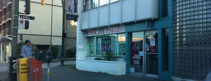Psychic Gina on West Broadway is one of Tidbits Vancouver.