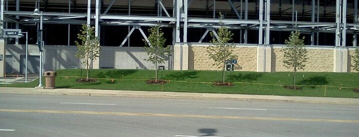 Former Site Of The Now Removed Joe Paterno Statue At Beaver Stadium is one of Byron’s Liked Places.
