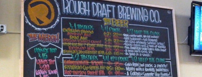 Rough Draft Brewing Company is one of San Diego Brewery and Beer Pubs.