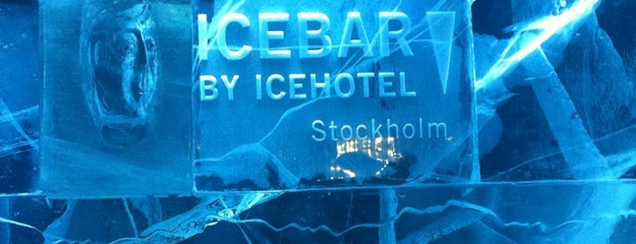 Icebar by Icehotel Stockholm is one of À faire en Suède.