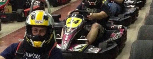 The Pit Indoor Kart Racing is one of Lieux qui ont plu à Andrea.