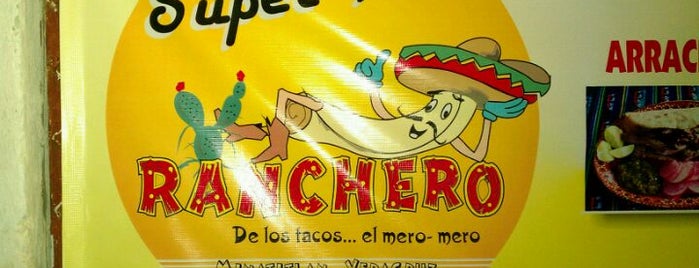 El Super Taco "Rancherito" is one of Pasar a Comer.