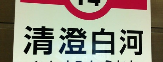 Oedo Line Kiyosumi-shirakawa Station (E14) is one of Tomato'nun Beğendiği Mekanlar.