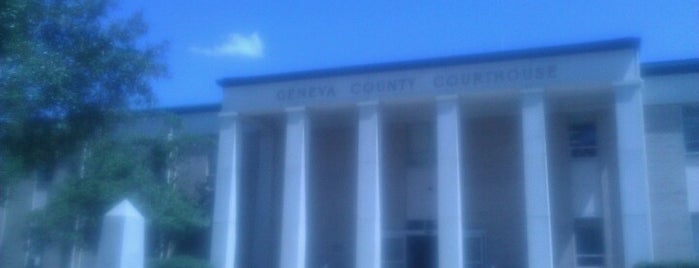 Geneva County Courthouse is one of Alabama Courthouses.
