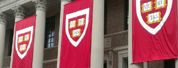 Widener Library is one of My Cambridge (Harvard).