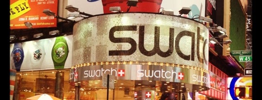 Swatch is one of The City That Never Sleeps.