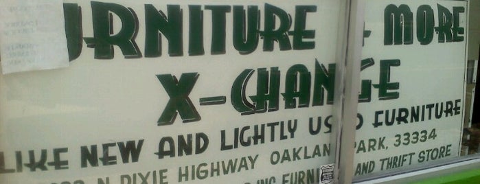 Furniture & More X-Change is one of thrift stores.