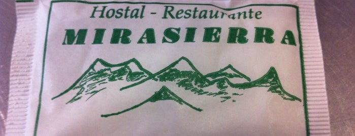 Hostal Restaurante Mirasierra is one of Tempat yang Disimpan Naturset Baricentro.