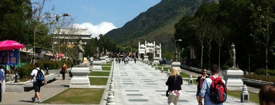 Ngong Ping Village is one of HKG on Your Own.