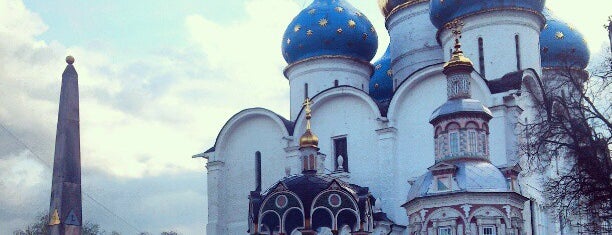 The Holy Trinity-St. Sergius Lavra is one of UNESCO World Heritage Sites (Russia).