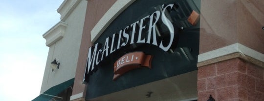 McAlister's Deli is one of Places to Eat.