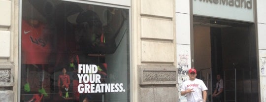 Nike Store is one of All American Life in Madrid.