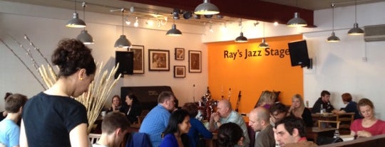 Ray's Jazz Cafe at Foyles is one of Coffee.