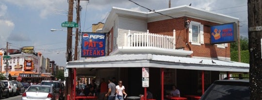 Pat's King of Steaks is one of live to eat..