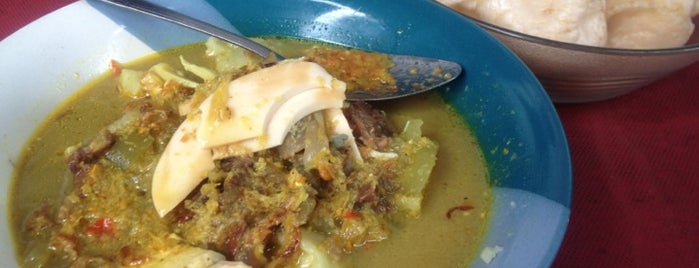 Lontong balap, lontong sayur, bubur ayam, warung nasi kuning, cakue is one of Upcoming Food.