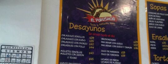 El Purushon is one of Tacos de conocedor.