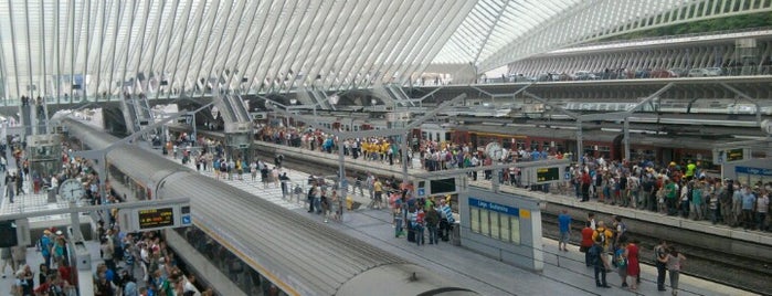 Gare de Liège-Guillemins (XHN) is one of Liège et environs, Belgique.