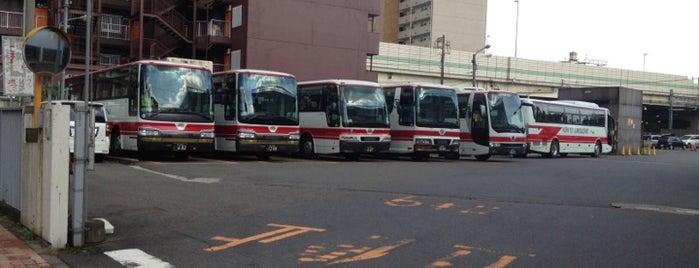 京浜急行バス 羽田営業所 is one of 羽田空港アクセスバス1(東京、神奈川、静岡、山梨方面).