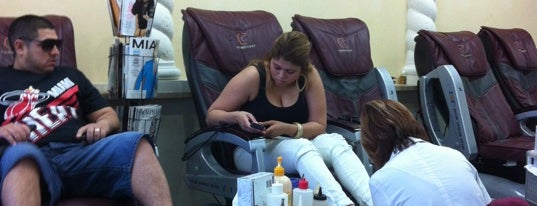 Platinum nail spa is one of Miami.