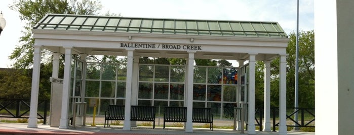 The Tide: Ballentine/Broad Creek‎ Station is one of HRT Tide Light Rail.