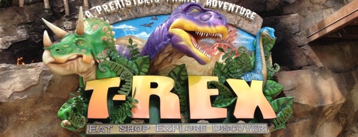 T-Rex Cafe is one of Restaurantes em Orlando fora dos parques da Disney.