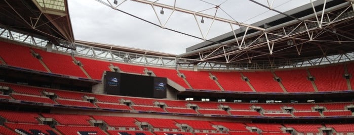 Wembley Stadium is one of London 2012 Olympic venues.