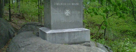 20th Maine Civil War Monument is one of Gettysburg Battlefield.