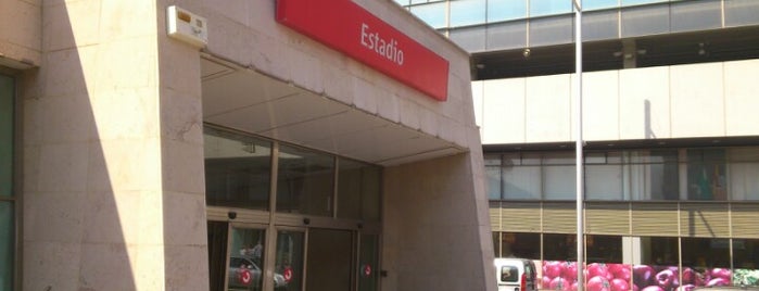 Estación de Estadio is one of Cercanías Cádiz.