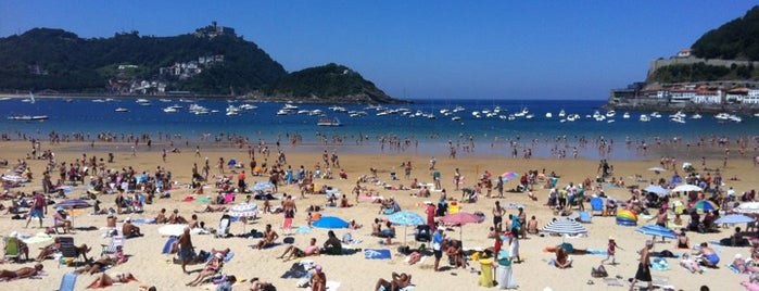 Playa de La Concha is one of Basque Coast.