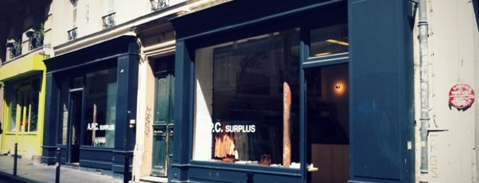 A.P.C. Surplus is one of Paris.