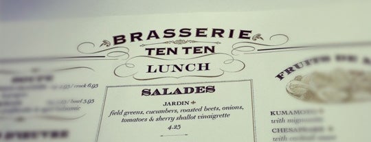 Brasserie Ten Ten is one of Boulder 2014.