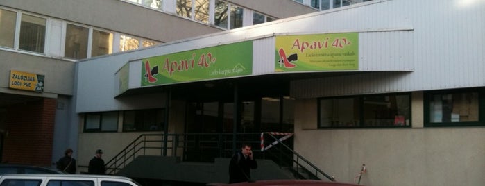 Apavi 40+ is one of Riga.