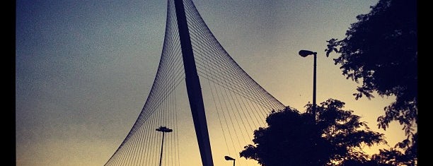 Calatrava Bridge is one of Tel Aviv / Israel.