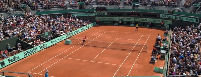 Court n°1 is one of Roland Garros 2013.