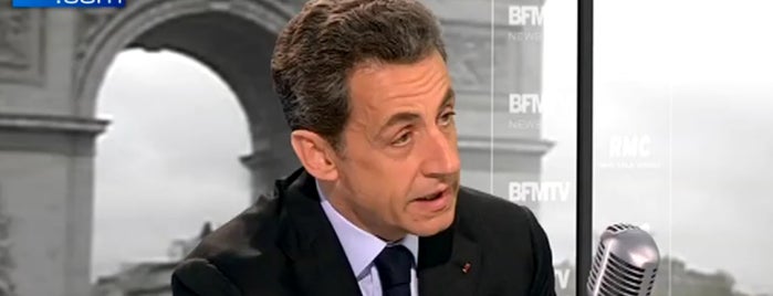BFM TV is one of Nicolas Sarkozy.